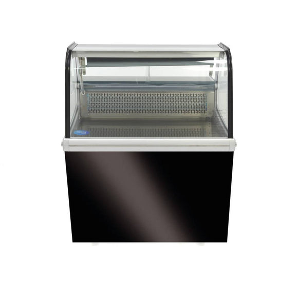 Vitrina refrigerata orizontala 2C 12C, cu cadru metalic, racire statica, 175 Litri 92 cm latime