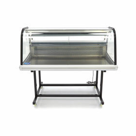 Vitrina refrigerata orizontala 2C 12C, cu cadru metalic, racire statica, 255 Litri 175 cm latime