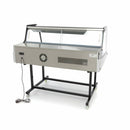 Vitrina refrigerata orizontala 2C 12C, cu cadru metalic, racire statica, 255 Litri 175 cm latime