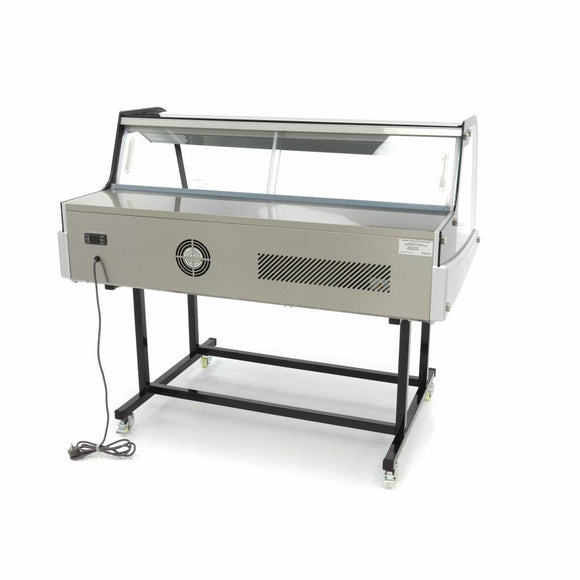 Vitrina refrigerata orizontala 2C 12C, cu cadru metalic, racire statica, 255 Litri 175 cm latime