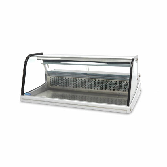 Vitrina refrigerata orizontala 2C 12C, cu cadru metalic, racire statica, 255 Litri 175 cm latime