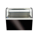 Vitrina refrigerata orizontala 2C 12C, cu cadru metalic, racire statica, 255 Litri 175 cm latime