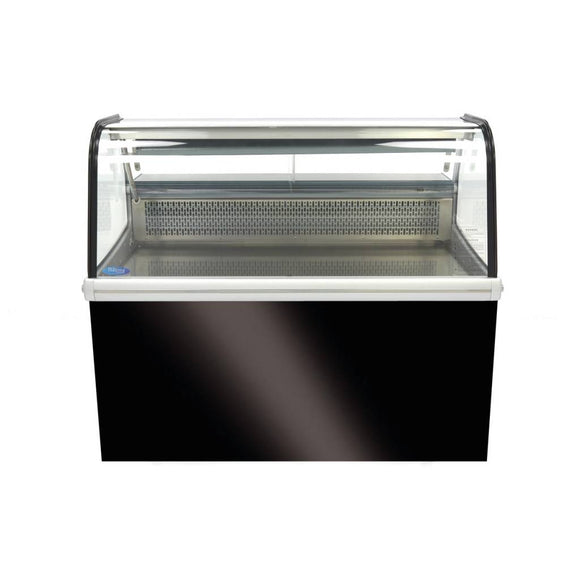 Vitrina refrigerata orizontala 2C 12C, cu cadru metalic, racire statica, 255 Litri 175 cm latime