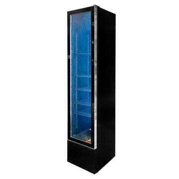 Vitrina frigorifica 1-usa 150L DIEGO S40 Exclusive black iluminare LED