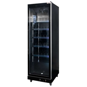 Vitrina frigorifica 1-usa 600L DIEGO R62 Prestige black iluminare LED
