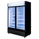 Vitrina frigorifica 2 usi 1048L RICO i133 iluminare LED plafon superior publicitar iluminat