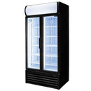 Vitrina frigorifica 2 usi 568L RICO i88 iluminare LED plafon superior publicitar iluminat