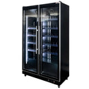 Vitrina frigorifica 2 usi 800L DIEGO R112 Prestige black iluminare LED