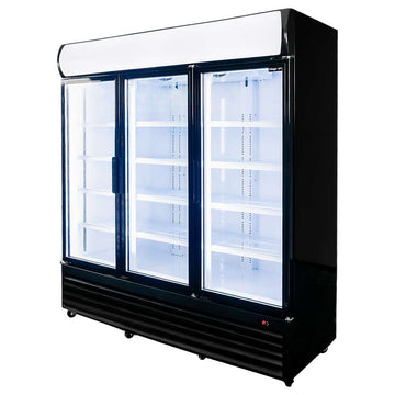 Vitrina frigorifica 3 usi 1506L RICO i180 iluminare LED plafon publicitar superior iluminat