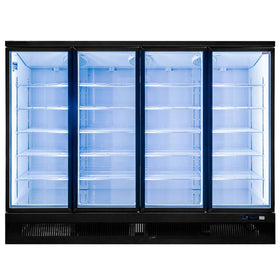 Vitrina frigorifica 4 usi 2248L DIEGO i250 iluminare LED Dulap frigorific vitrat cu 4