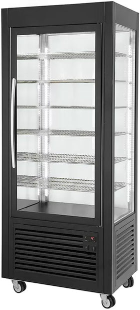 Vitrina frigorifica de congelare cu ventilatie negativa, cu rafturi fixe, capacitate 480L, putere 0,80 kW