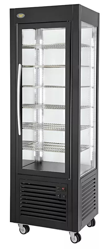 Vitrina frigorifica cu ventilatie fortata si rafturi fixe - Model 360L