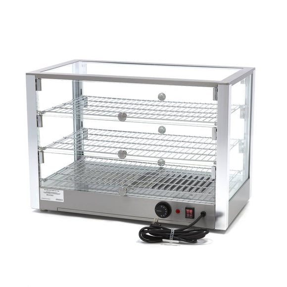 Vitrina incalzita de banc - 115L - 70cm - 3 polite