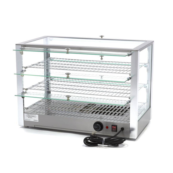 Vitrina incalzita de banc - 115L - 70cm - 3 polite