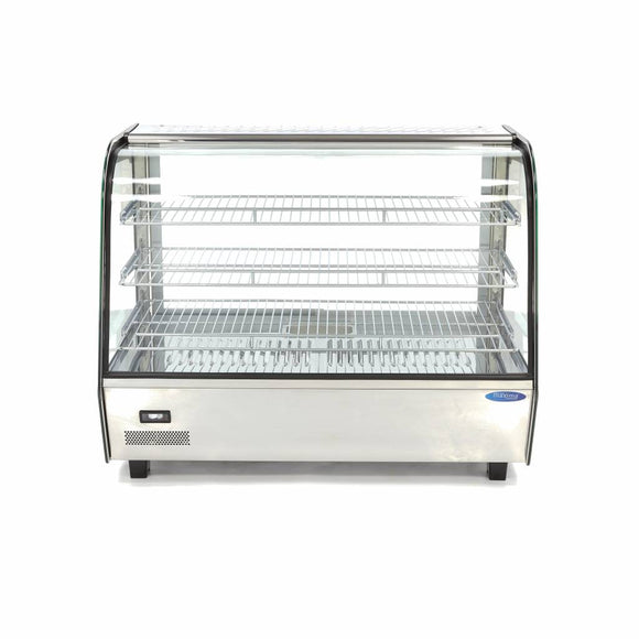 Vitrina incalzita de banc - 160L - 85,6cm - 3 polite