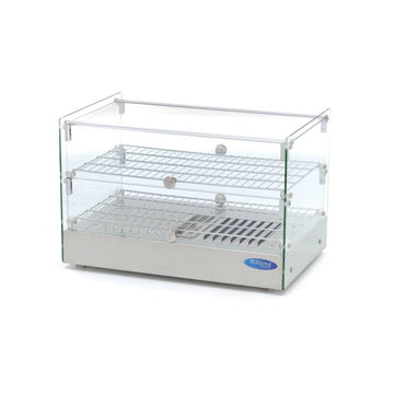 Vitrina incalzita de banc- 50L - 55cm - 2 polite