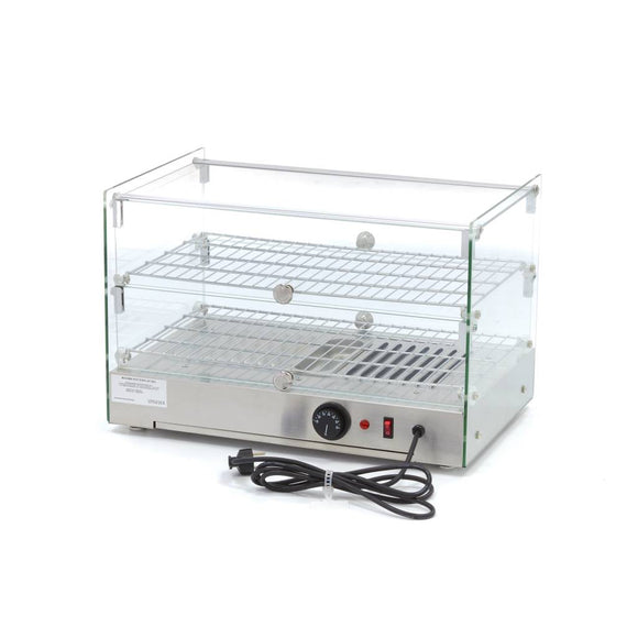 Vitrina incalzita de banc- 50L - 55cm - 2 polite