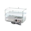 Vitrina incalzita de banc- 50L - 55cm - 2 polite