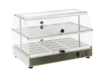 Vitrina incalzita cu ventilatie - model cu 2 rafturi, putere 0.65 kW, alimentare 230V