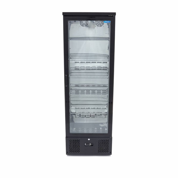 Vitrina refrigerata 0C 12C, 342 Litri, 5 grilaje, racire ventilata, negru