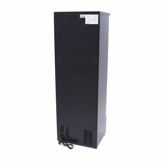 Vitrina refrigerata 0C 12C, 342 Litri, 5 grilaje, racire ventilata, negru