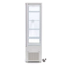 Vitrina refrigerata, 235 Litri, cu iluminare, H 170 cm, alb
