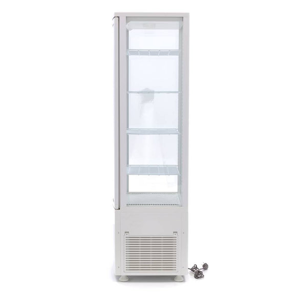 Vitrina refrigerata, 235 Litri, cu iluminare, H 170 cm, alb