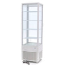 Vitrina refrigerata, 235 Litri, cu iluminare, H 170 cm, alb