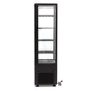 Vitrina refrigerata, 235 Litri, cu iluminare, H 170 cm, negru