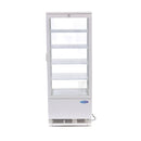 Vitrina refrigerata de banc, 98 Litri, cu iluminare, H 110 cm, alb
