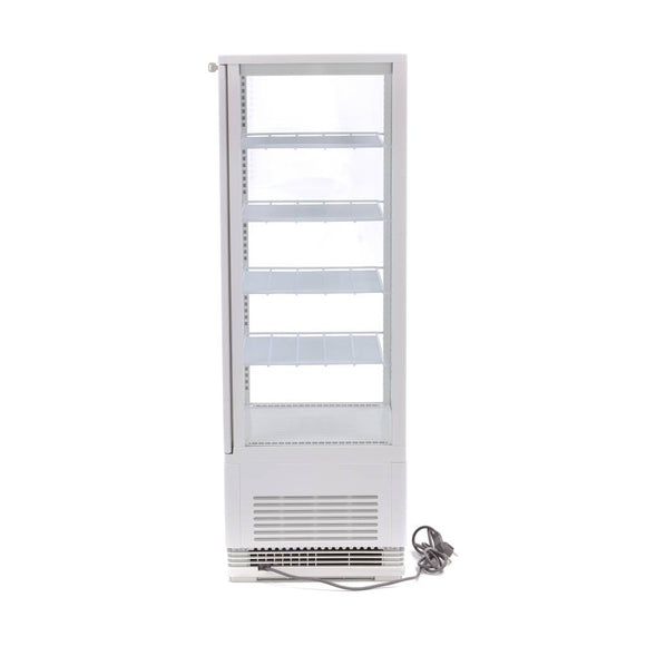 Vitrina refrigerata de banc, 98 Litri, cu iluminare, H 110 cm, alb