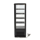 Vitrina refrigerata de banc, 98 Litri, cu iluminare, H 110 cm, negru