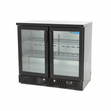 Vitrina refrigerata pentru bar, 214L, 2 usi rabatante, H 85cm Pentru a prezenta bauturi si