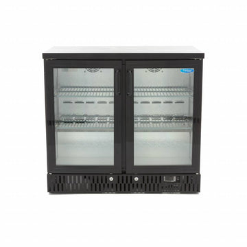 Vitrina refrigerata pentru bar, 214L, 2 usi rabatante, H 85cm Pentru a prezenta bauturi si
