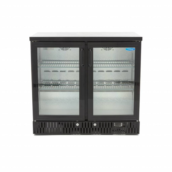 Vitrina refrigerata pentru bar, 214L, 2 usi rabatante, H 85cm Pentru a prezenta bauturi si