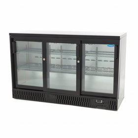 Vitrina refrigerata pentru bar, 323L, 3 usi glisante, H 85cm Pentru a prezenta bauturi si