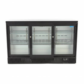 Vitrina refrigerata pentru bar, 323L, 3 usi glisante, H 85cm Pentru a prezenta bauturi si