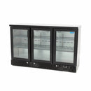 Vitrina refrigerata pentru bar, 323L, 3 usi rabatante, H 85cm Pentru a prezenta bauturi si