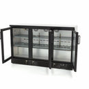 Vitrina refrigerata pentru bar, 323L, 3 usi rabatante, H 85cm Pentru a prezenta bauturi si