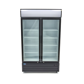 Vitrina refrigerata pentru expunere, 700L, H 190cm, cu caseta luminoasa