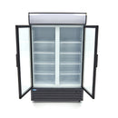 Vitrina refrigerata pentru expunere, 700L, H 190cm, cu caseta luminoasa