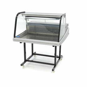 Vitrina refrigerata orizontala 2C 12C, cu cadru metalic, racire statica, 175 Litri 92 cm latime