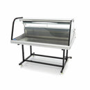 Vitrina refrigerata orizontala 2C 12C, cu cadru metalic, racire statica, 255 Litri 175 cm latime