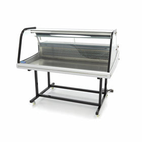 Vitrina refrigerata orizontala 2C 12C, cu cadru metalic, racire statica, 255 Litri 175 cm latime