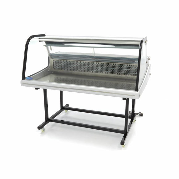Vitrina refrigerata orizontala 2C 12C, cu cadru metalic, racire statica, 255 Litri 175 cm latime