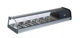 Vitrina refrigerata pentru tapas cu 6 tavi gastronorm 13GN - 160W