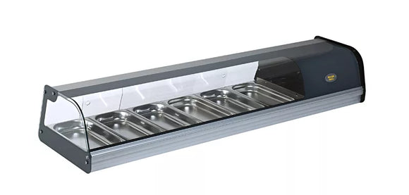 Vitrina refrigerata pentru tapas cu 6 tavi gastronorm 13GN - 160W