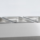 Vitrină ingrediente pizza inox VK38-120 detaliu Tefcold – vitrină frigorifică inox pentru ingrediente pizza, bucătărie profesională