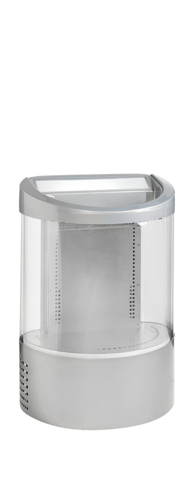 VOC100-Gri RAL9006, 103 l, 2 la 12, Ventilat, LED, 160 W, D Racitorul de bauturi VOC este