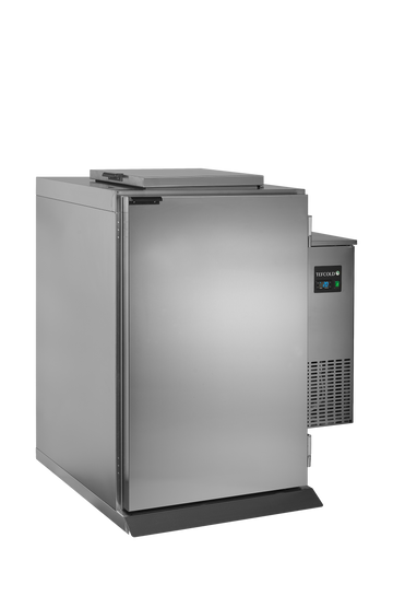 Racitor container deseu inox WBC240, 120 l, -2/+8C Tefcold – racitor profesional containere deseuri alimentare pentru bucatarie HoReCa